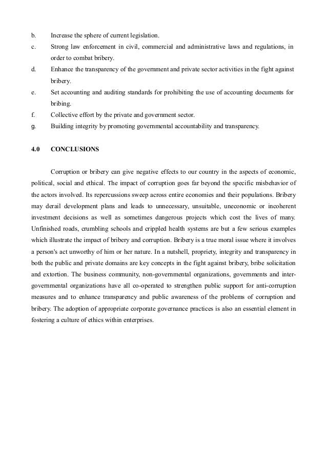 Commercial bribery: concept and main aspects Commercial bribery: concept and main aspects